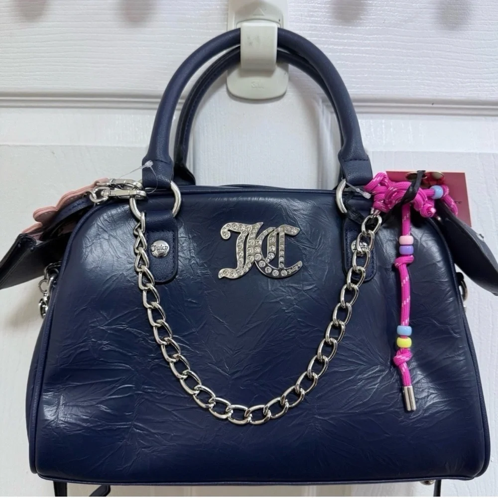 NWT Juicy Couture Jucify Satchel in Regal Blue